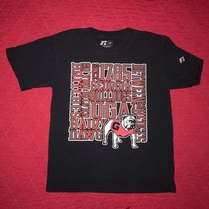 Vintage Georgia Bulldog, Russell “1785” Kids T, size 10-12
